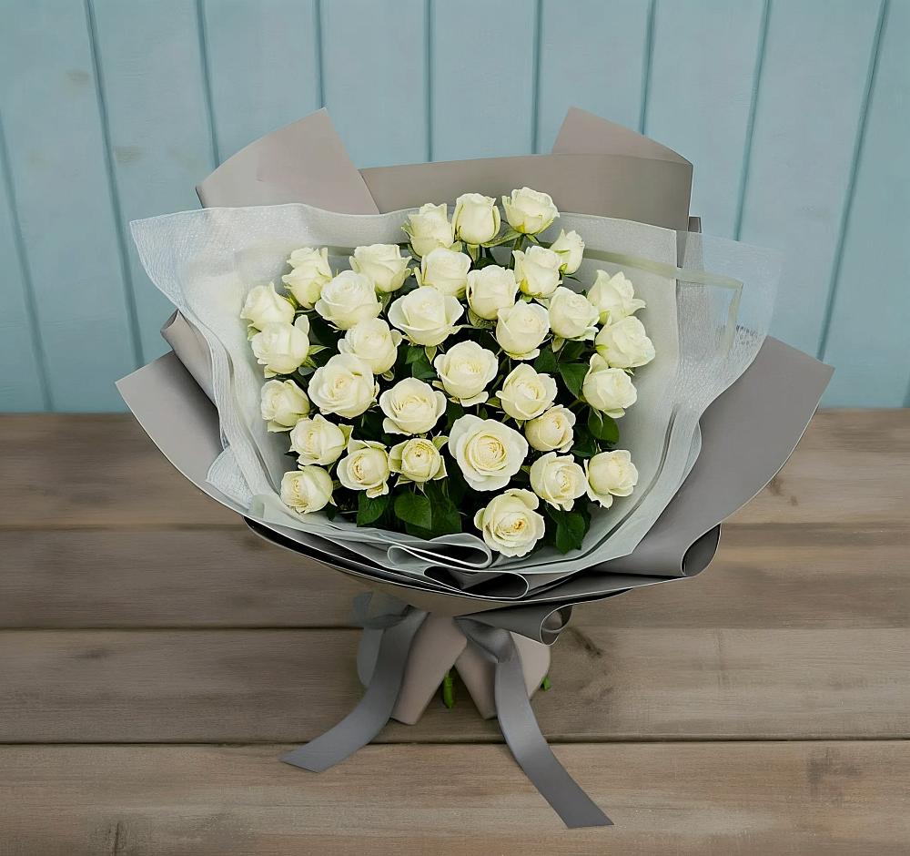 Букет Белоснежная нежность в Садовом Республики Калмыкия