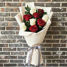 Букет цветов из:  Розы #REPLACE_PRED# Садовом Республики Калмыкия