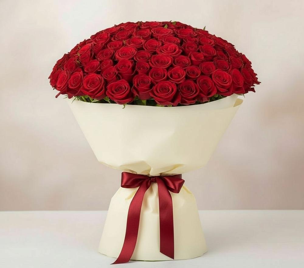Букет 101 Красная роза Милано в Садовом Республики Калмыкия