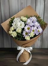 Букет цветов из:  Хризантемы и Розы в Садовом Республики Калмыкия