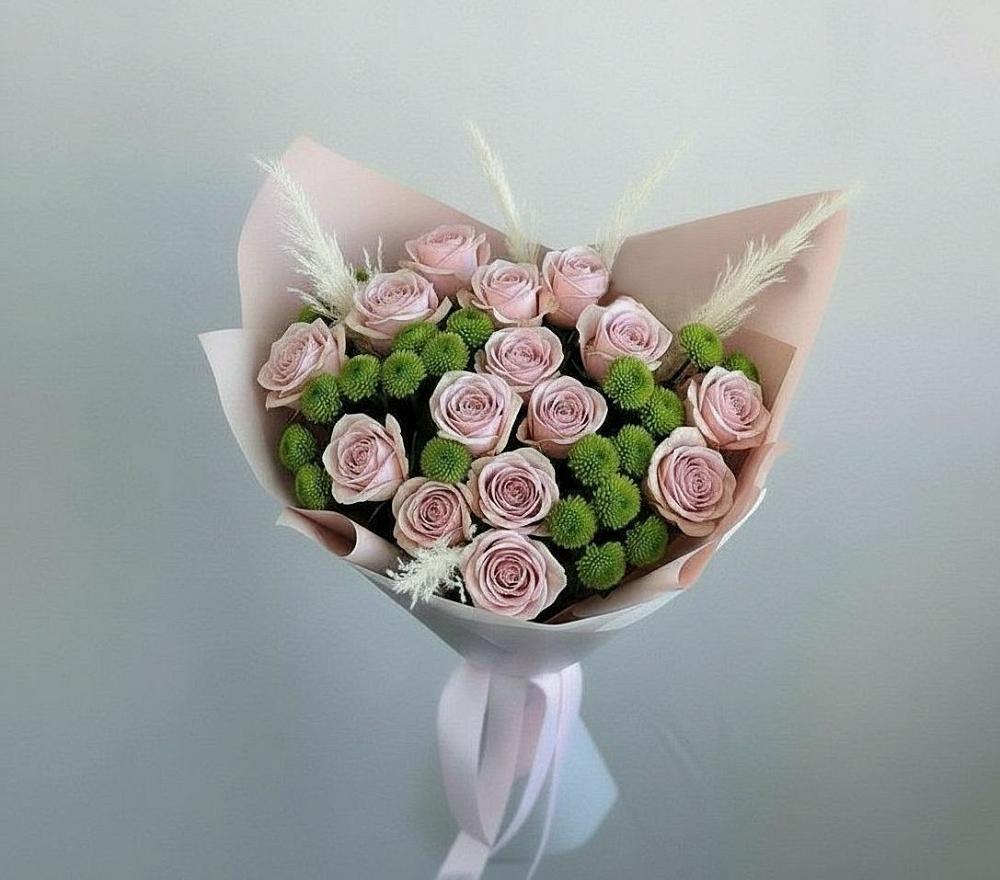 Букет цветов из: Розы и Хризантемы в Садовом Республики Калмыкия