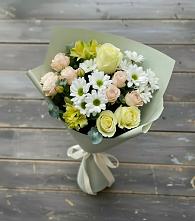 Букет цветов из:  Альстромерии, Розы и Хризантемы в Садовом Республики Калмыкия