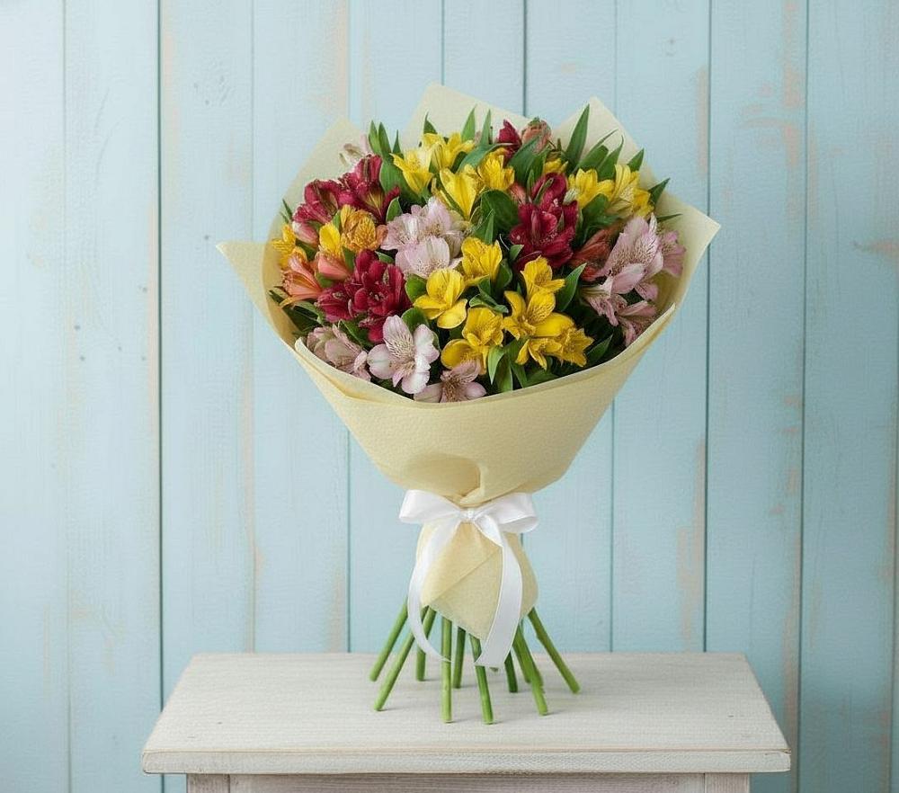 Букет цветов из: Альстромерии в Садовом Республики Калмыкия